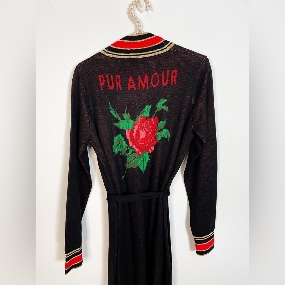 L'AGENCE Cleo Pur Amour Long Belted Cardigan - Picture 4 of 5